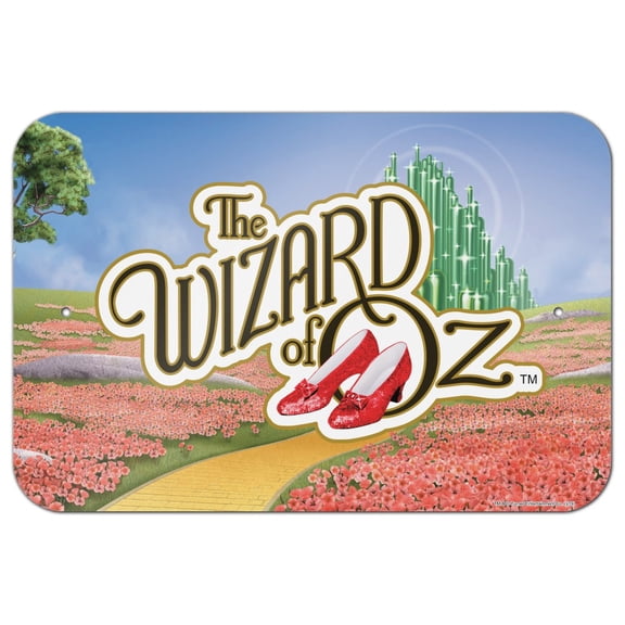 The Wizard of Oz Ruby Slippers Logo Home Business Office Sign