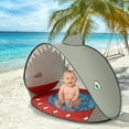 thumbnail image 6 of Kahopy Baby Bench Play Tent Portable Pop up Tent in Yard Kids Outdoor Play Tent Child Beach Sun Shelter Essentials Toddler Camping Beach Tent Shade UV Protection, 6 of 6