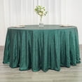thumbnail image 6 of BalsaCircle 120" Sequin Round Tablecloth Hunter Green, 6 of 8