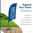 thumbnail image 4 of Air Force Falcons 7.5' Premium Razor Feather Flag, 4 of 5