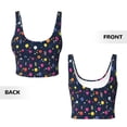 thumbnail image 6 of Goofa Colored Balloons Printed Sports Bras for Women, High Impact Running Bra Workout Crop Tank Tops Longline Sports Bra Push up-X-Large, 6 of 9