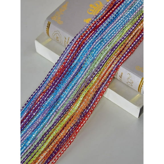 Nvzi 1 Pack 39 x 79 Inch Curtains for Doorways Room Divider Curtains Hippie Room Decor Hanging Beaded Curtains for Bedroom Closet Door,Colour