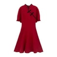 thumbnail image 4 of Vestido midi para mujer perfecl suave manga corta, 4 of 8
