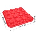 thumbnail image 4 of Black Plastic Billiard Ball Tray 16 Holes Storage Holder Box Billiards Accessories Red, 4 of 5