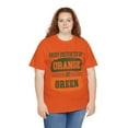 thumbnail image 5 of DJH Apparel | Easily Distracted By Orange & Green Sports Unisex Cotton Tee, 5 of 6