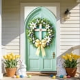 thumbnail image 6 of Happy Easter Door Cover Large Bunny Door Banner Welcome Easter Spring Banner Holiday Party Decorations Spring Easter Hanging Decorations, 6 of 6