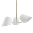 thumbnail image 2 of Modway Briana 3-Light Pendant Light in White, 2 of 10