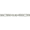 thumbnail image 4 of 925 Sterling Silver 6.5mm Figaro Chain 22 Inch, 4 of 7