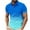 002* Multicolor, variant on bnaln Polos Shirts for Men Adult Short Sleeve Gradient Print Gym Workout Golf T-Shirts Fashion V Neck Button Down Summer Tops Lightweight Loose Fit Pullover Casual Work Athletic Tees