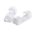 thumbnail image 1 of Yhmxh Electronics Computer Accessories Gaming Accessories 16pcs / Pack Self-adhesive Wire Organizer Line Cable Clip Buckle Plastic Clips Ties Fixer Fastener Large Size Silicone Cage, 1 of 1