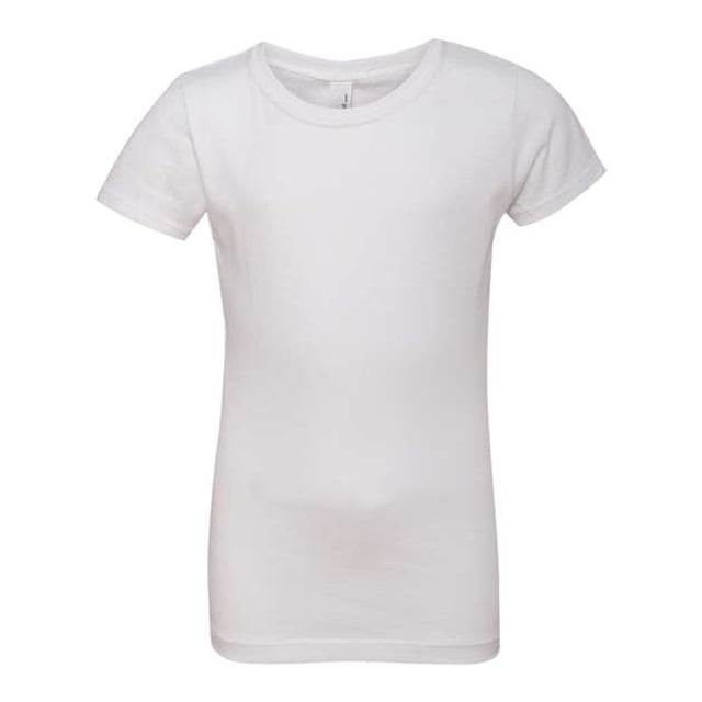 Camiseta Next Level Princess para niñas Blanco XL