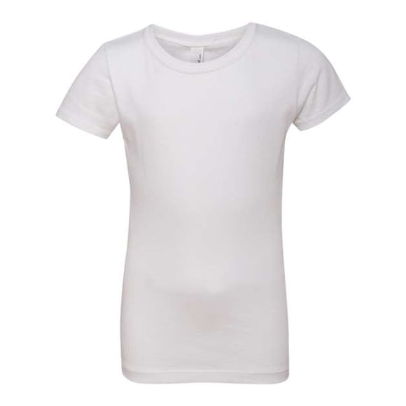 Camiseta Next Level Princess para niñas Blanco XL