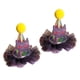 thumbnail image 2 of Pinzas para el pelo Yuyangstore Halloween accesorios para el cabello diseño de gorra puntiaguda amarillo, 2 of 8