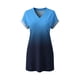 thumbnail image 5 of TaTaai Women's Fashion Solid Color V-Neck Short Sleeve Loose Dress Casual Comfortable Polyester Fabric Breathable Midi Dress Versatile for Spring Summer Daily Dating Party Work Vacation Gift, 5 of 5
