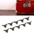 thumbnail image 4 of Pees 24 Jewely Box Feet Feet Retro Diy Producción de Bronce Aleación de Zinc Esquina para Cajas de Madera Vintage, 4 of 7