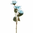 thumbnail image 2 of Enova Home  18" Artificial Nature Touch Magnolia Stem Fake Flowers for Home Decor Blue, 2 of 5