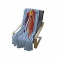 thumbnail image 4 of Phoenix Soft Flannel Fleece Throw Blanket, Magic Bird with Beauty Wings Rebirthary Creature Fantasy Flowing Feather, Cozy Plush for Indoor and Outdoor Use, 50" x 70", Multicolor, by Ambesonne, 4 of 6