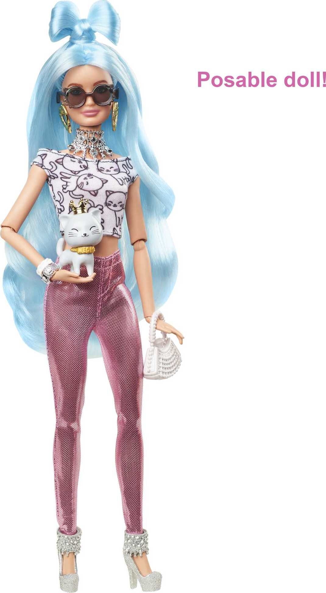 Barbie Extra Fashion Doll & Accessories Set with Mix-and-Match for 30+ Looks - Walmart.com