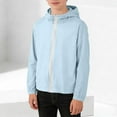 thumbnail image 4 of Gamivast Hoodie Boys Girls Sun Protection Lightweight Zip up Sun Shirt Trendy Breathable Long Sleeve Jacket Lightweight Hiking Back-To-School Tops, 4 of 6