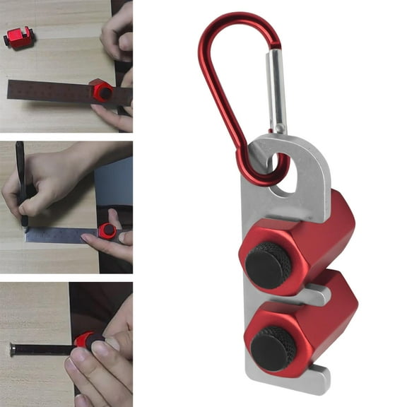 Stair Stringer Layout Tool, Tall Stair Gauges, Professional Portable Aluminum Alloy Accessory, Stair Gauges Knobs Tool for Circular Saw Guide