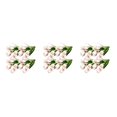 thumbnail image 4 of Ramo De Tulipanes Falsos Wosthever 4X Flores Artificiales 9 Cabezas Decoración Jardín, 4 of 6