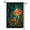 B, variant on XaaKee Garden Flags Magical Toadstool Grove Woodland Creature Yard Flag Double-sided High-Quality White Linen Small Garden Flags Yard Decorations 12x18Inch