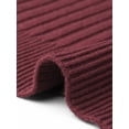 thumbnail image 6 of DARING DIVA Women's Plus V Neck Knit Split Hem Sweater Vest 1X Burgundy, 6 of 6