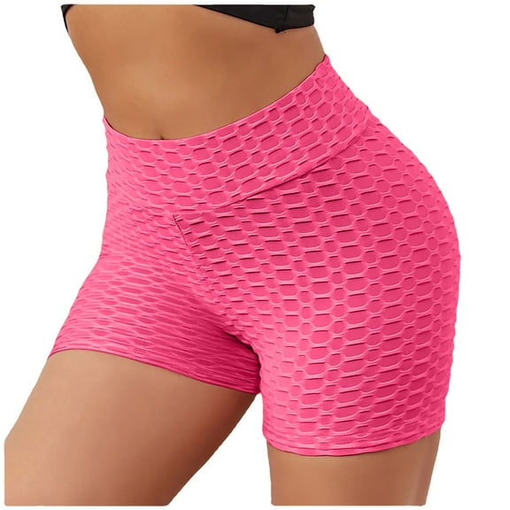 Short Leggings for Women High Waist Cute Bow Back Tie Yoga Workout Biker Shorts Quick Dry Stretchy Gym Shorts