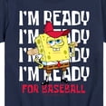 thumbnail image 3 of SpongeBob SquarePants - Ready For Baseball - Toddler And Youth Short Sleeve Graphic T-Shirt, 3 of 6