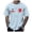 Light Blue, variant on Big and Tall Shirts for Men Short Sleeve T Shirt Summer Casual Ventilate Beach Holiday Monkey Print Tops Tee Shirt Mens Shirts Pack Large T Mens Small with Pockets Big Tall for Men 3XL