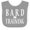 Heather and White, variant on Inktastic Bard in Training Boys or Girls Baby Bib