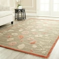 thumbnail image 2 of SAFAVIEH Martha Stewart Poppy Glossary Floral Area Rug, Nutshell/Brown, 4' x 6', 2 of 5