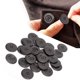 thumbnail image 3 of 30 Piezas Botones de Madera Redondos, Manualidades Bricolaje Abrigo Ropa Accesorio Duradero Impermeable Bisonte para Manualidades de Costura Bricolaje 40 mm Amonsee No, 3 of 7