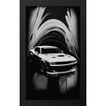 thumbnail image 2 of Maki 16x24 Black Modern Wood Framed Wall Art Titled - Dodge Challenger Greyscale Poster I, 2 of 6