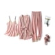 thumbnail image 4 of Batas Para Mujer, Bata de Baño, Pijama Aterciopelado, Camisón, Abrigo Con Tirantes, Pantalón, Ropa Para El Hogar, 3 Piezas Odeerbi  ODB141815, 4 of 9