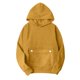 thumbnail image 3 of Tops sin mangas,Sudadera con capucha y botones para mujer, cuello en V, manga larga, poliéster, ropa deportiva informal, sopatenor, 3 of 9