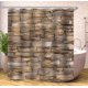 thumbnail image 1 of Cortina de ducha de pared de piedra, piedra, ladrillo, rocas, piedra marrón, cortina de ducha, decoración de baño con ganchos, impermeable, lavable, 72 x 72 pulgadas, 1 of 3