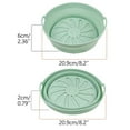 thumbnail image 2 of Boovnll Tapis de Cuisson en Silicone, Doublures Rondes pour Friteuse Réutilisables Accessoires de Panier de Friteuse - Remplacement des Doublures en Parchemin -[8.2 Pouces], Gadgets de Cuisine, 2 of 2
