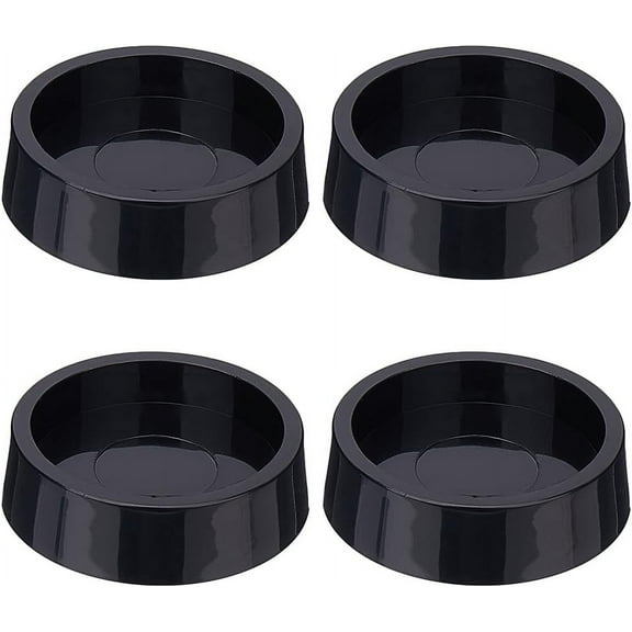4Pcs Furniture Wheel Stoppers Non Slip Furniture Caster Cups Table Chair Foot Legs Mats Pads Strong Grip Round Floor Protectors DIY