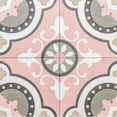 thumbnail image 5 of The Tile Life Art Deco Pink 8" x 8" Porcelain Floor and Wall Tile, 25 Piece (10.76 Sq. ft.), 5 of 11