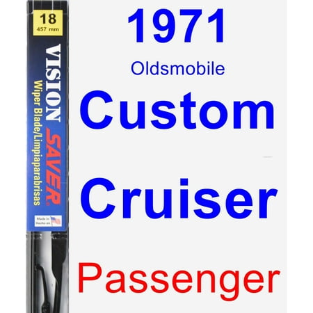 - 1971 Oldsmobile Custom Cruiser Passenger Wiper Blade - Vision Saver