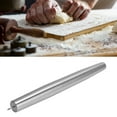 thumbnail image 1 of Fugacal 304 Stainless Steel Rolling Pin With Loop Crushed Ice Dough Roller For Household Kitchen Baking,Kitchen Dough Roller,Stainless Steel Rolling Pin, 1 of 8