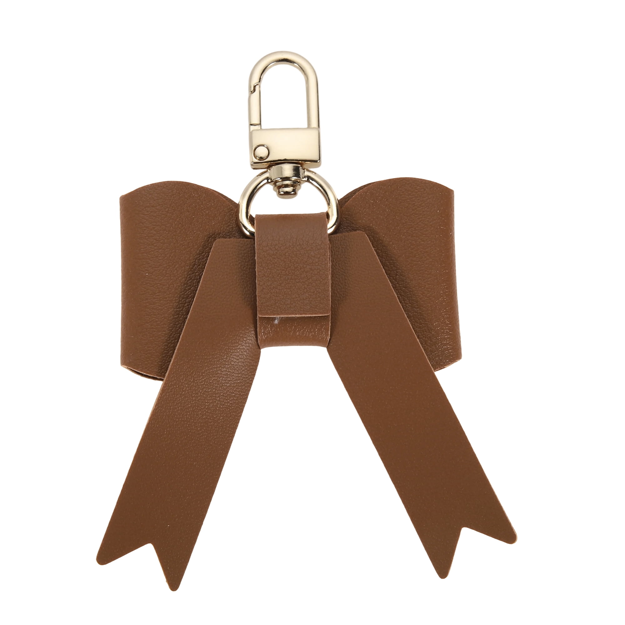 Unique Bargains Colorful Bow Handbag Charms for Gifts And Accessories Brown