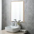thumbnail image 4 of NeuType Miroir Rectangulaire Mural Doré 36"x24 Pouces, 4 of 7
