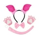 thumbnail image 4 of Diadema con orejas de cerdo, cómoda y elegante, accesorio para disfraz. El conjunto rosa incluye guantes., 4 of 9