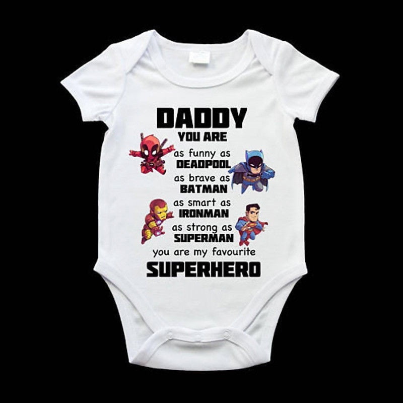 Baby Infant Boys Girls Superhero Costume Romper Bodysuit Jumpsuit Outfit Clothes 