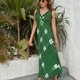 thumbnail image 3 of Diamond Grid Vestido Sin Mangas Vestidos Para Mujer, Vestido Suelto De Verano 2025, 3 of 5