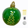 thumbnail image 3 of SDJMa Light Up PVC Inflatable Christmas Ball 23.6" Remote Inflatable Christmas Ball Glowing in The Dark Large Inflatable Decorated Ball for Christmas Yard Decoration,Indoor Outdoor Lawn Decor, 3 of 9