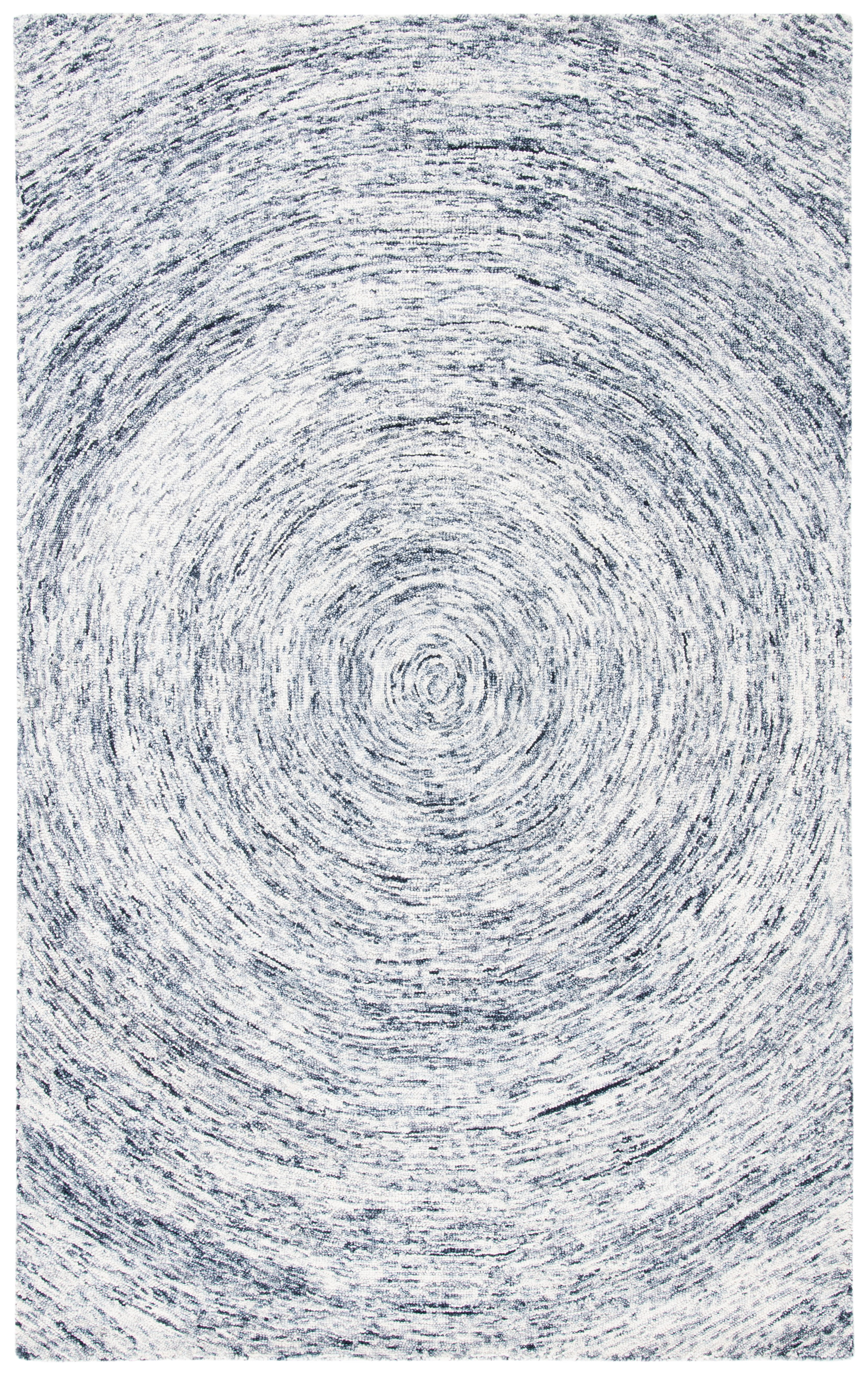 Safavieh Ikat Laura Geometric Wool Area Rug, Silver/Gray, 3' x 5'