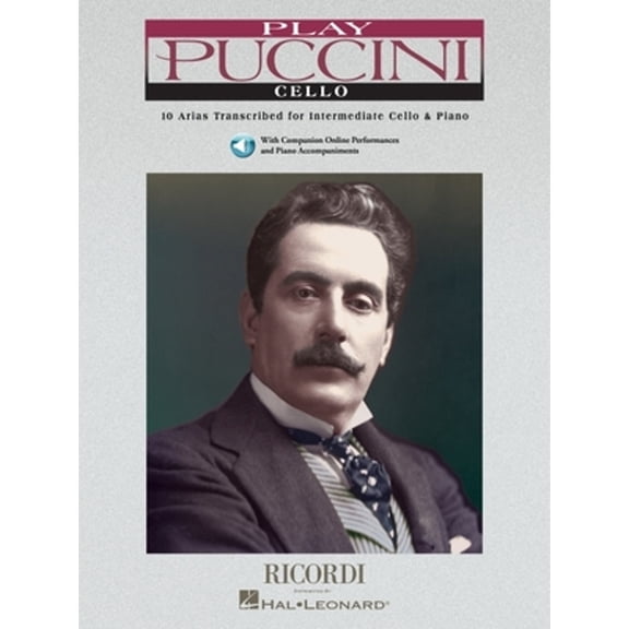 Pre-Owned Play Puccini: 10 Arias Transcribed for Cello & Piano [With CD (Audio)] (Paperback) 0634046365 9780634046360